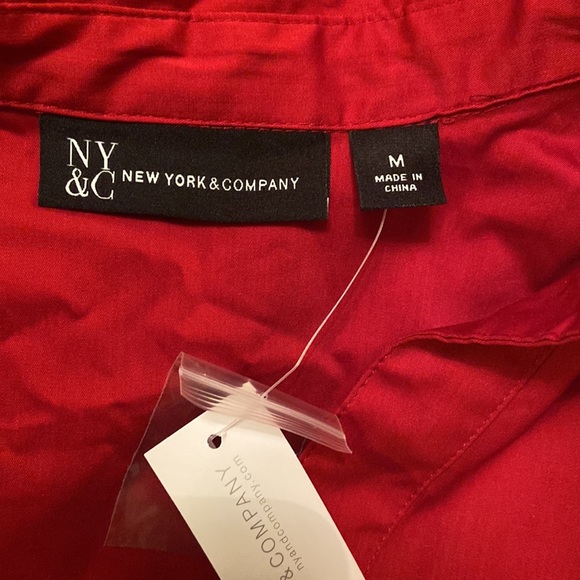 New York & Company - Women's Pullover Button Detailed Tunic Top (NWT) - Picture 8 of 10